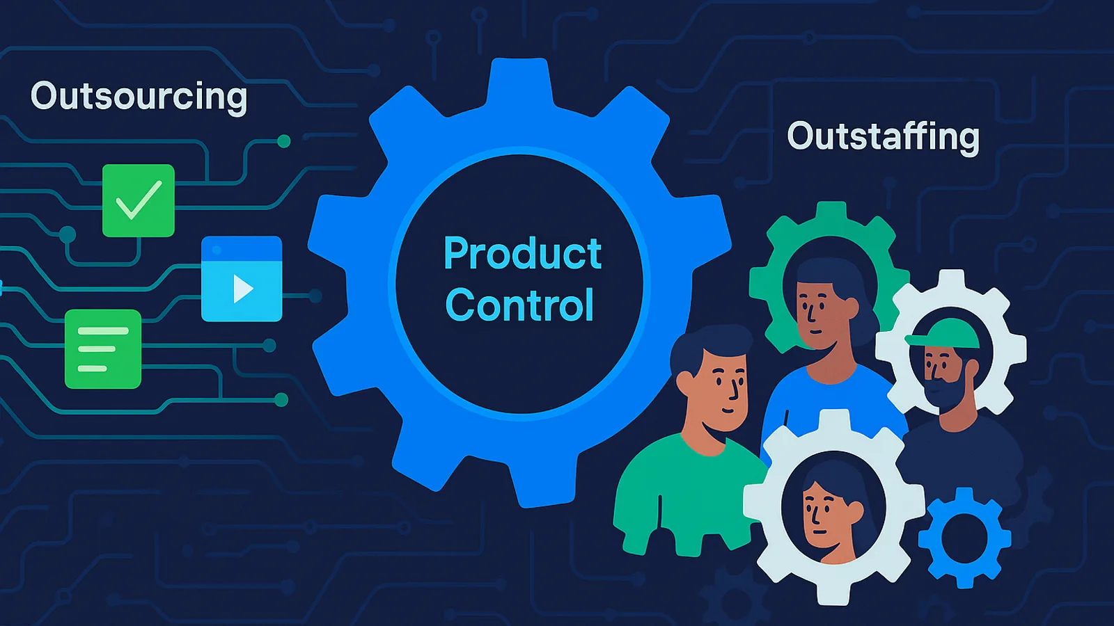 How to Use Outstaffing and Outsourcing Without Losing Product Control